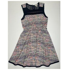 Monteau Girl Sleeveless Dress Multi-Color Sz 10-12